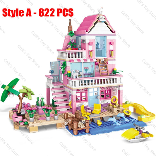 Seaside Dream House Building Block Set